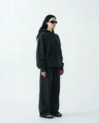 11 OZ Womens Oversized Acid Wash Garment Dyed Sweatsuit