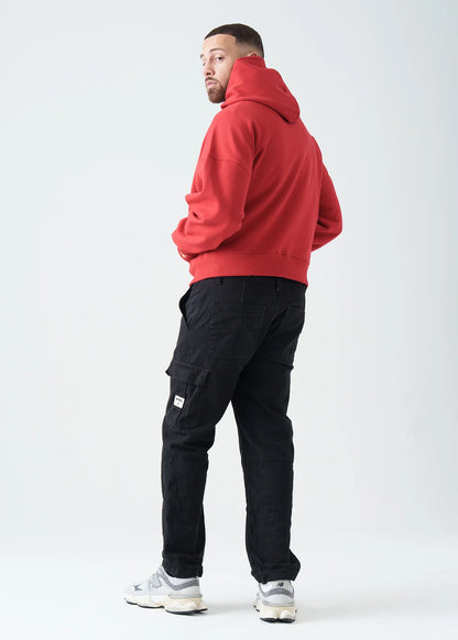 Oversized Boxy Cropped Heavyweight Full-Zip Hoodie