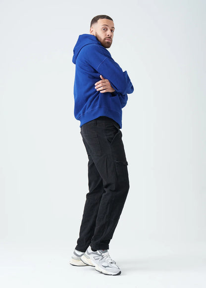 Oversized Boxy Cropped Heavyweight Full-Zip Hoodie