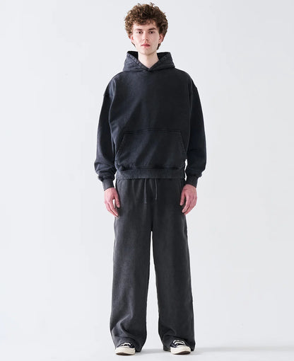 14 OZ Oversized Acid Wash French Terry Sweatshirt