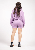 Elegant Crop Top & Sweat Short Set