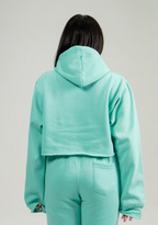 Elegant Crop Top Hoodie