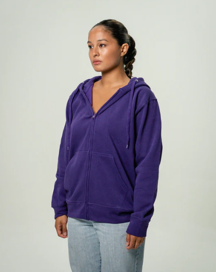 Womens Heavy Blend Full Zip-Up Hoodie