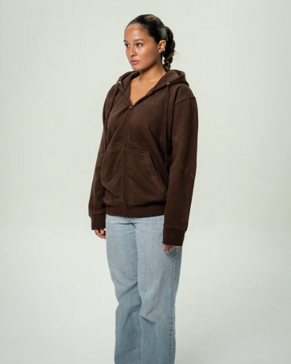 Womens Heavy Blend Full Zip-Up Hoodie
