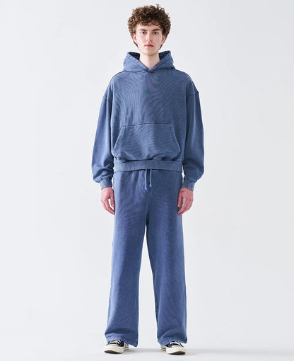 14 OZ Oversized Acid Wash French Terry Sweatshirt