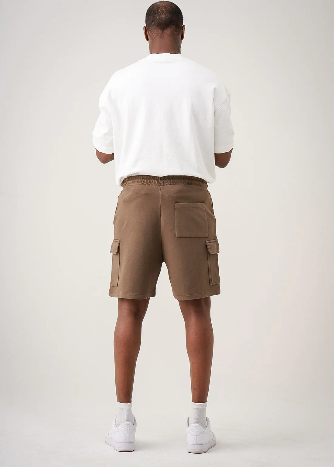 12 OZ Elegant Garment Dye Interlock Cargo Shorts