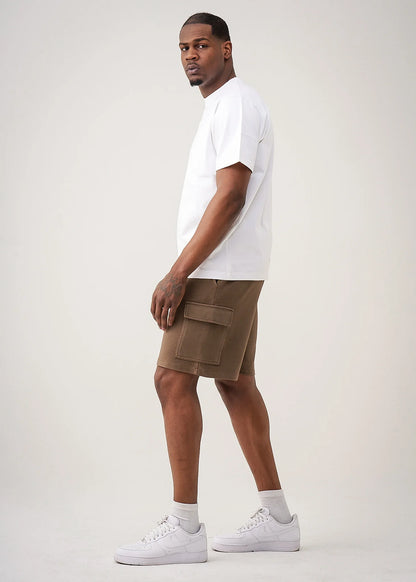 12 OZ Garment Dye Interlock Cargo Shorts