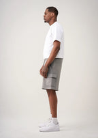 12 OZ Elegant Garment Dye Interlock Cargo Shorts