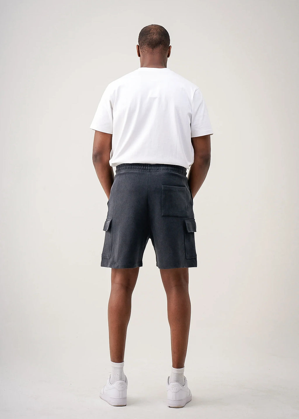 12 OZ Elegant Garment Dye Interlock Cargo Shorts