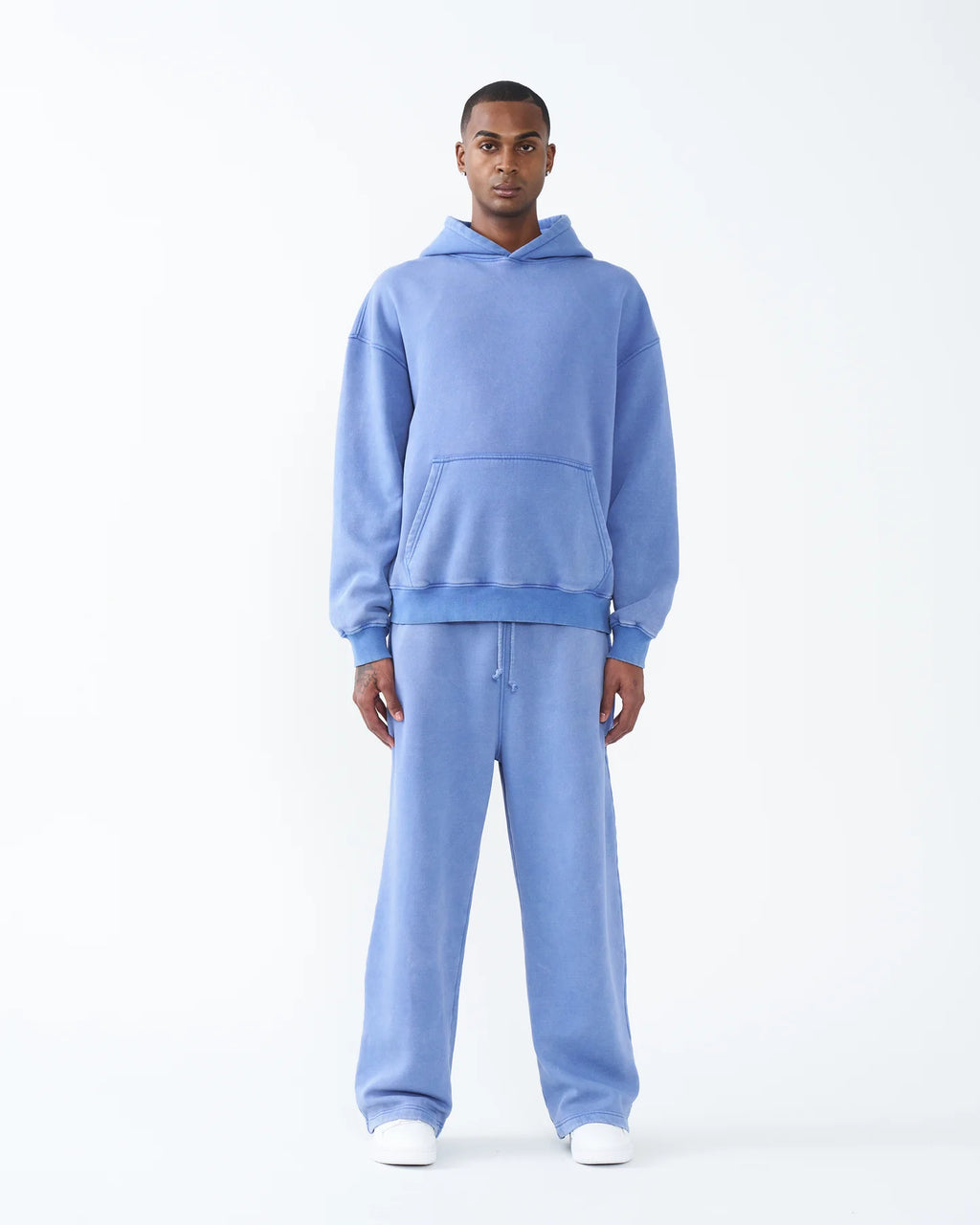 11 OZ Oversized Acid Wash Garment Dyed Sweatsuit