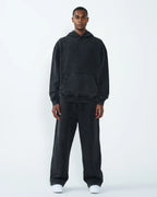 11 OZ Oversized Acid Wash Garment Dyed Sweatsuit