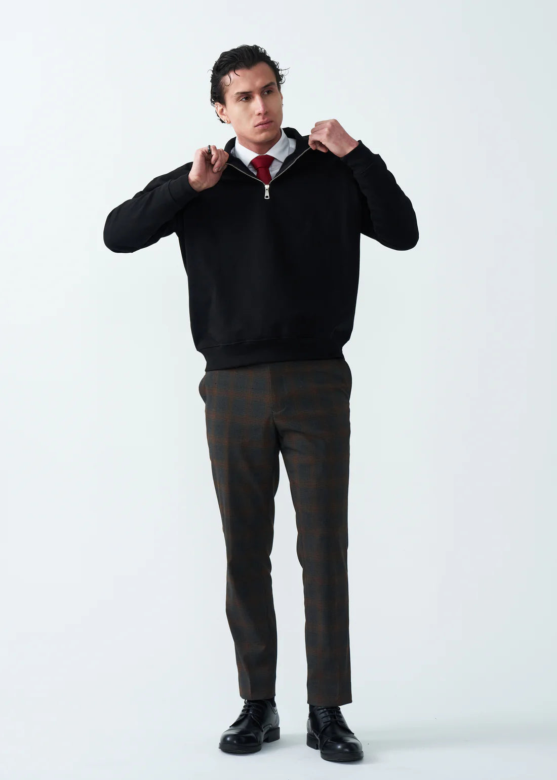 14 OZ Oversized Heavyweight Fleece Quarter-Zip