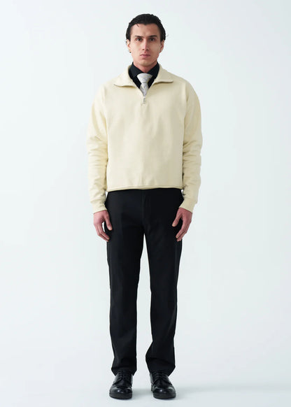 14 OZ Oversized Heavyweight Fleece Quarter-Zip
