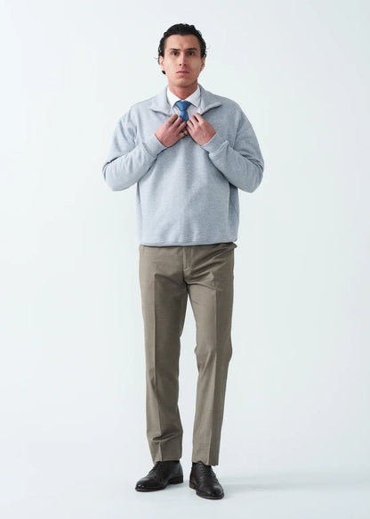 14 OZ Oversized Heavyweight Fleece Quarter-Zip