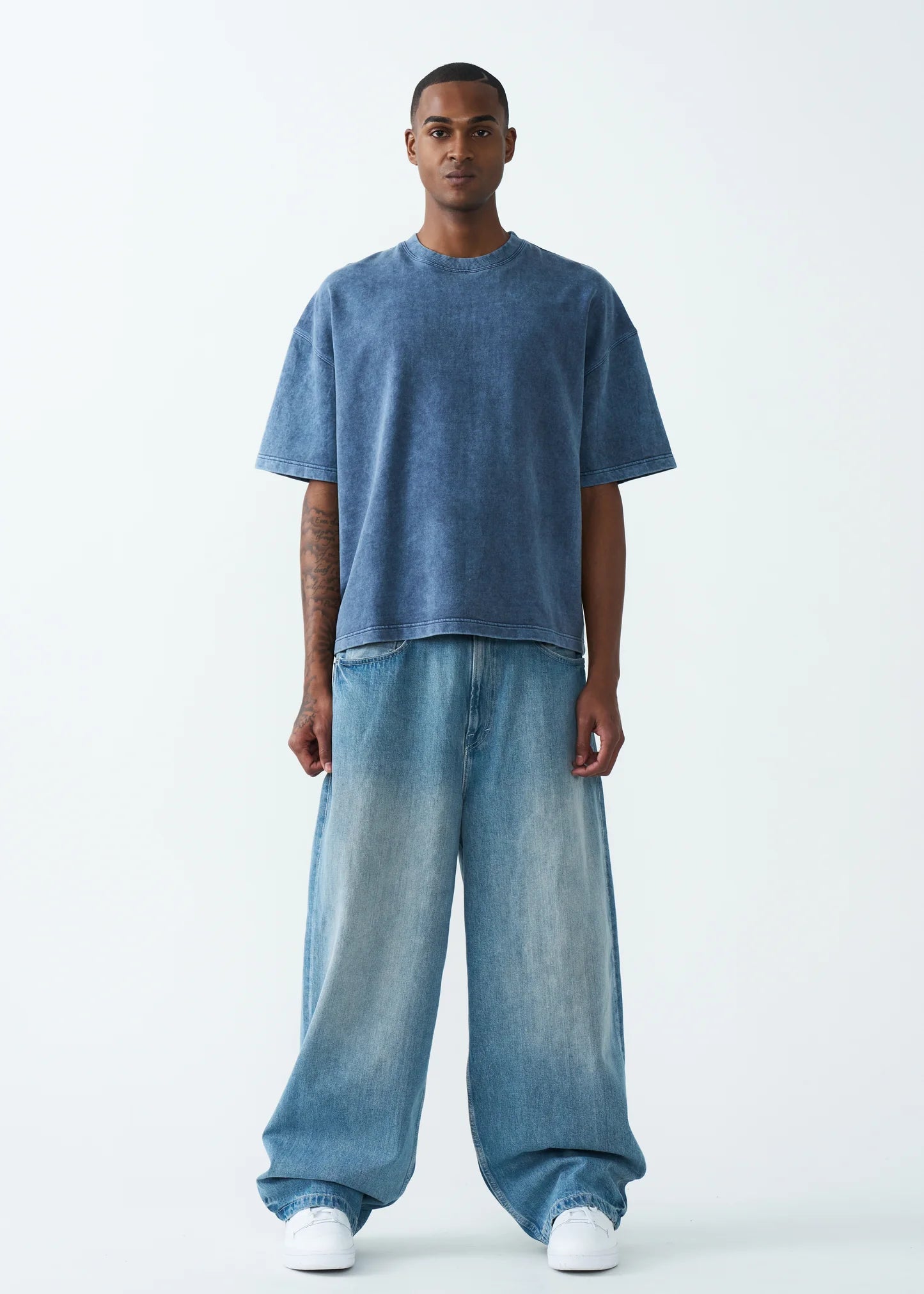 11 OZ Oversized Garment Dyed French Terry T-Shirt