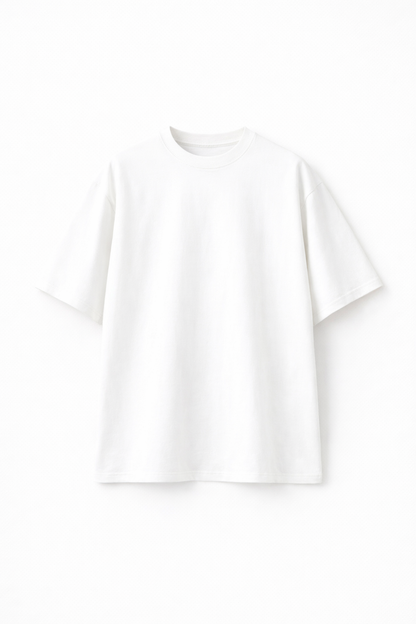 7 OZ Raw Edge Oversized Cropped T-Shirt