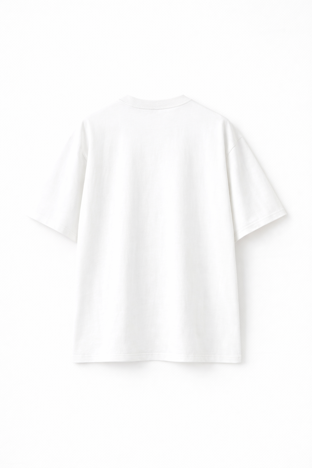 7 OZ Raw Edge Oversized Cropped T-Shirt