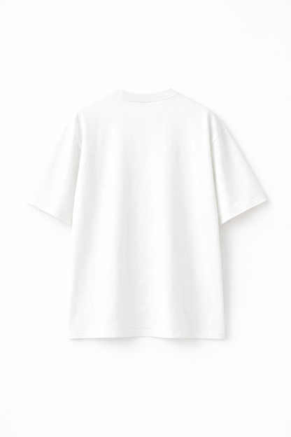 7 OZ Raw Edge Oversized Cropped T-Shirt