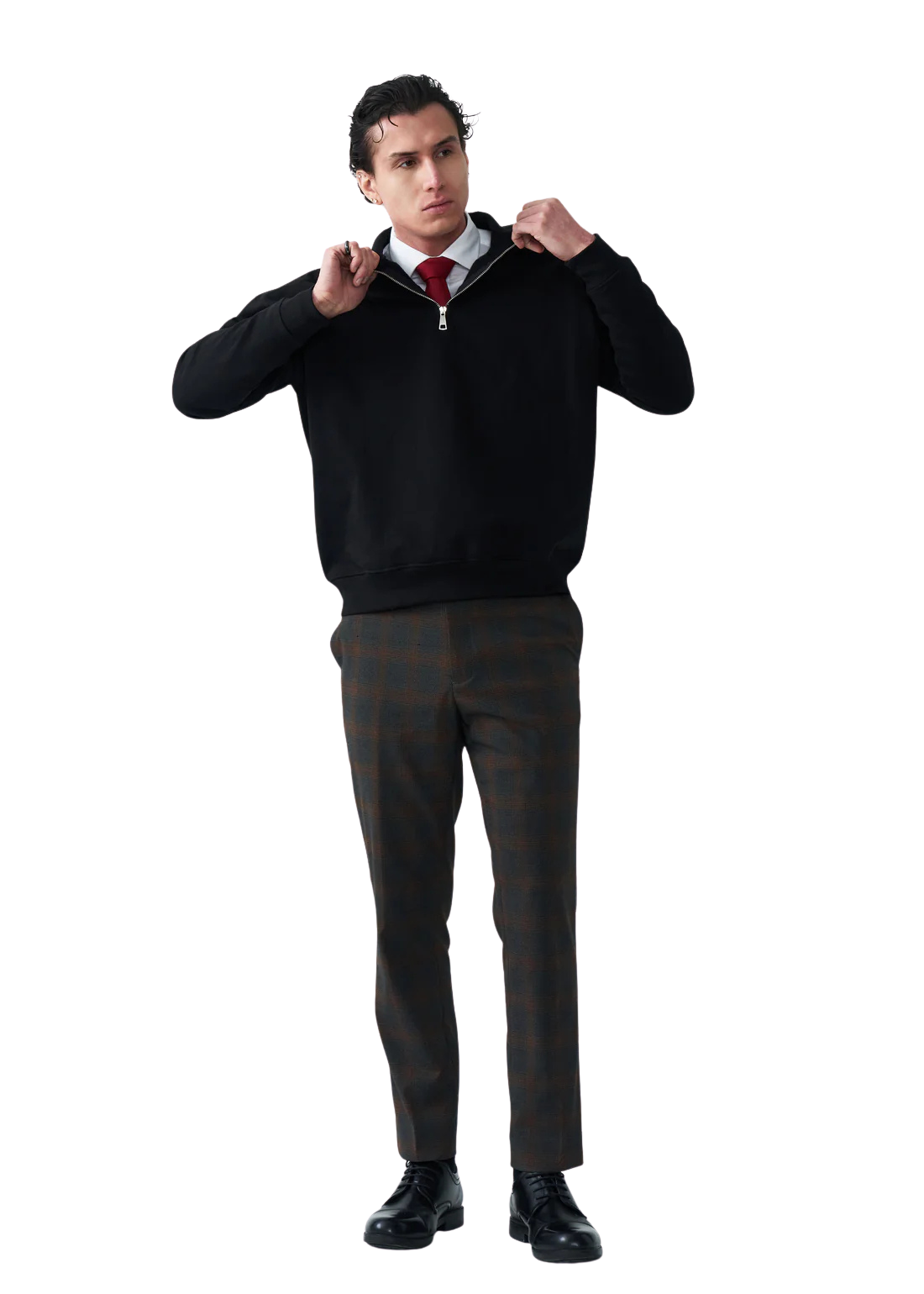 14 OZ Oversized Heavyweight Fleece Quarter-Zip