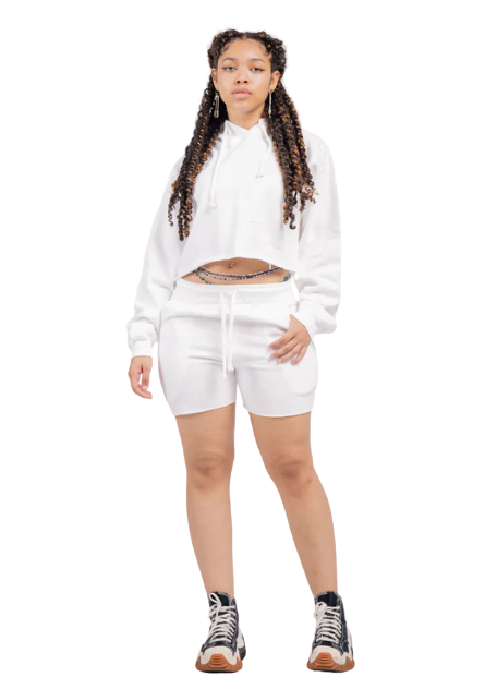 Crop Top & Sweat Short Set