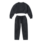 14 OZ French Terry Garment Dyed Mock Neck Sweatsuit