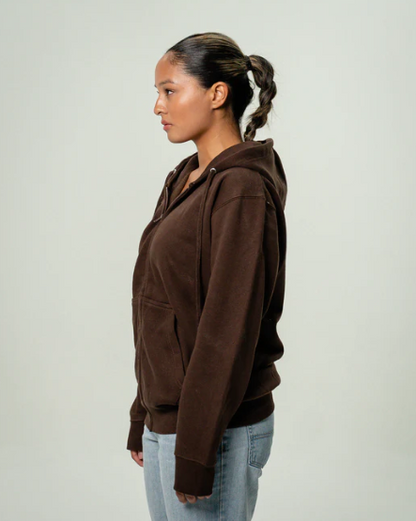 Womens Heavy Blend Full Zip-Up Hoodie