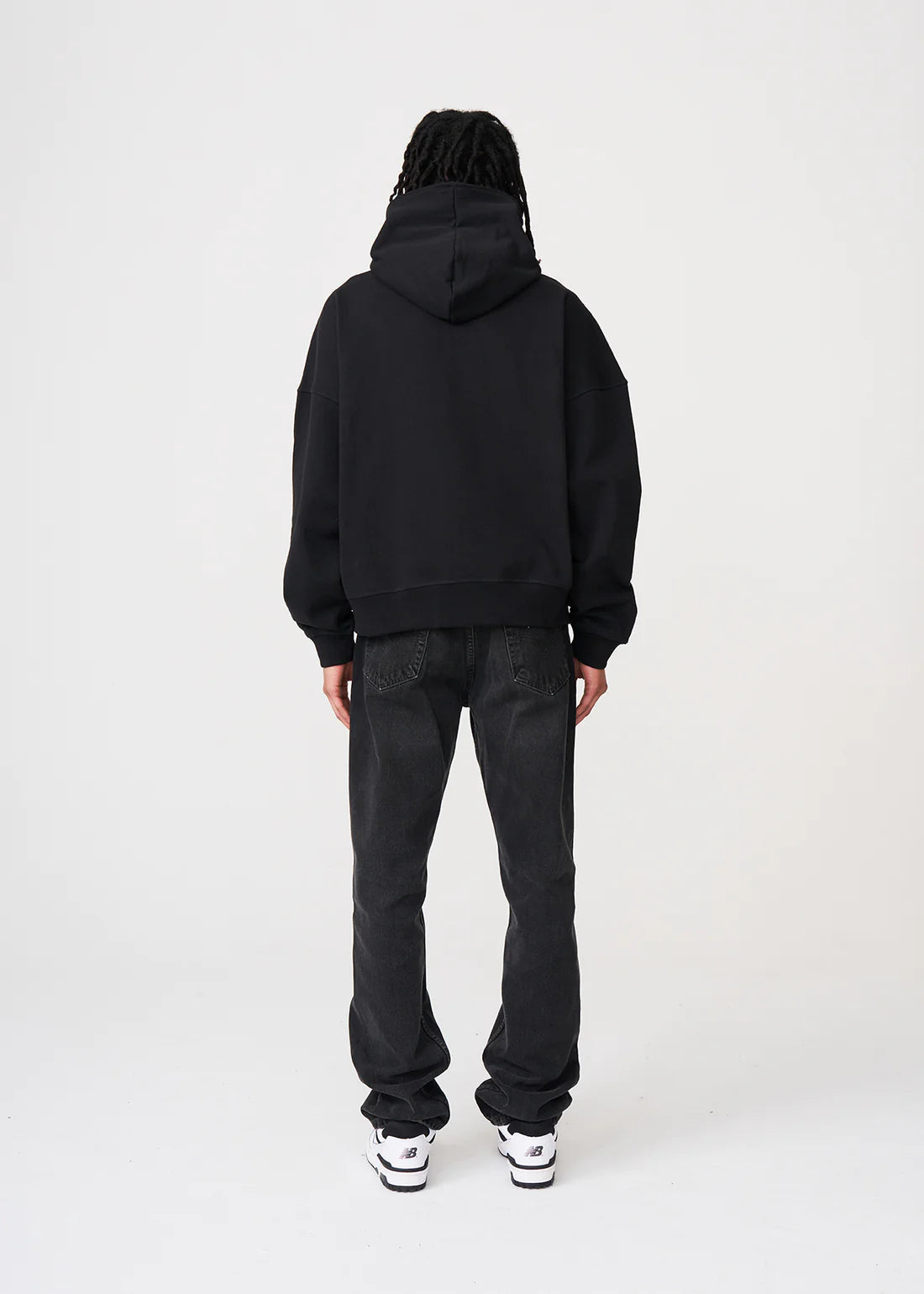 Luxury Oversized Boxy Cropped Heavyweight Full-Zip Hoodie