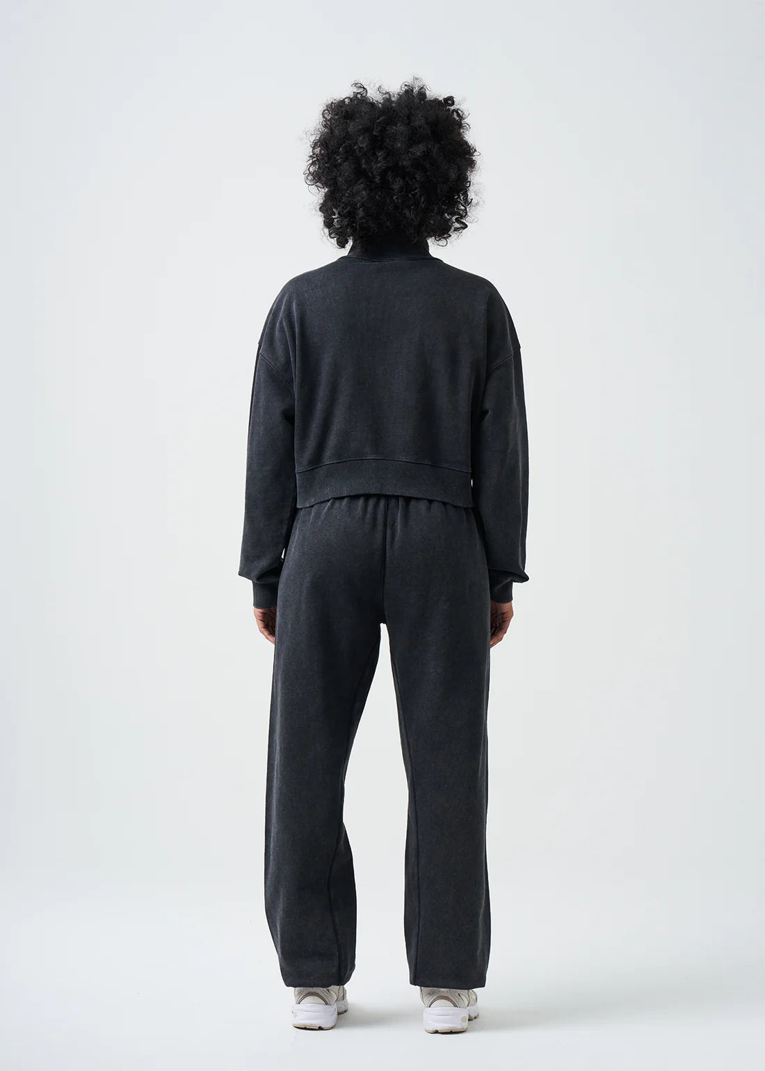 14 OZ French Terry Garment Dyed Mock Neck Sweatsuit