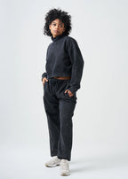 14 OZ Luxury French Terry Garment Dyed Mock Neck Sweatsuit