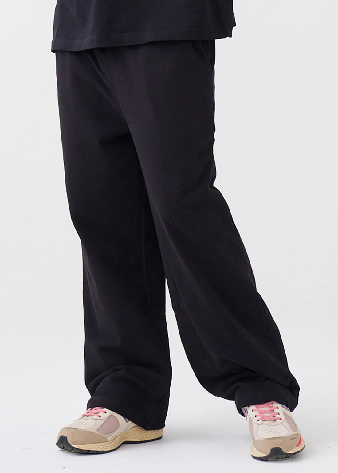 Elegant 7.5 OZ Peached French Terry Oversized Open Leg Sweatpants