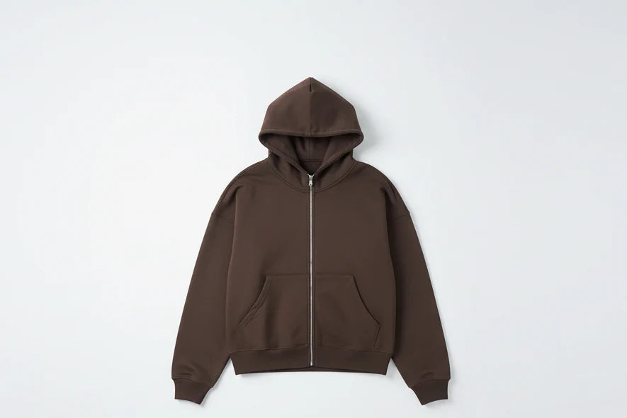 Women's Oversized Heavyweight Zip Up Hoodie
