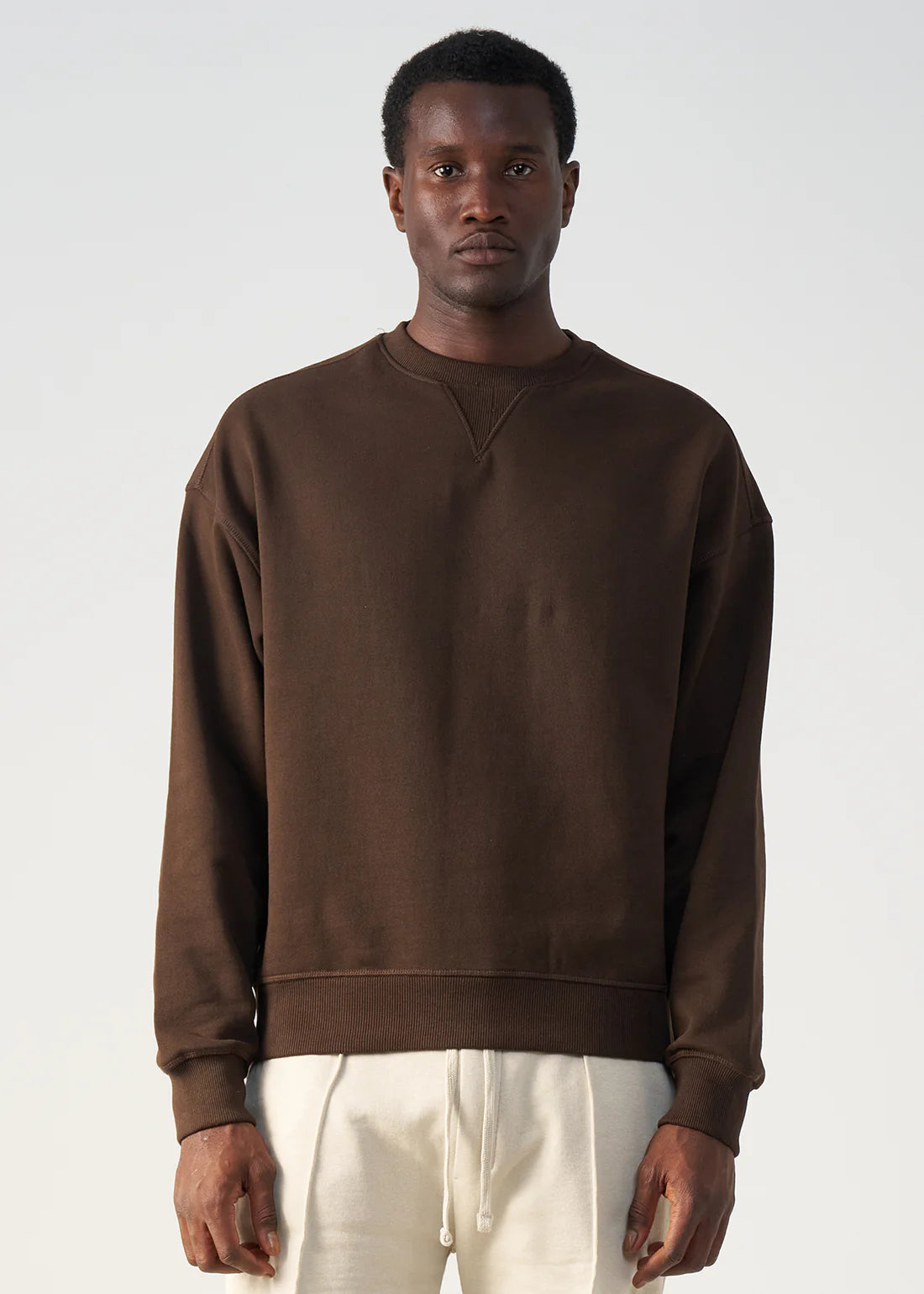 14 OZ Cropped Boxy Heavyweight Crewneck Sweatshirt