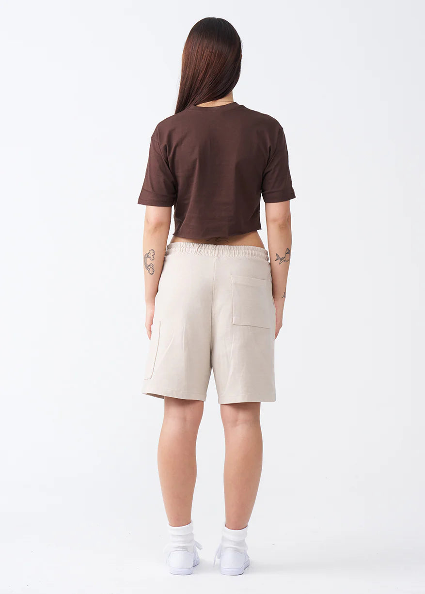 Elegant Combed Cotton Crop Top T-Shirt (XX-Large+)