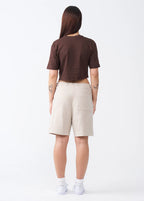 Elegant Combed Cotton Crop Top T-Shirt (XX-Large+)