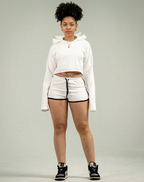 Athletic Crop Top Track Short Set