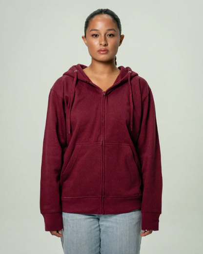 Womens Heavy Blend Full Zip-Up Hoodie