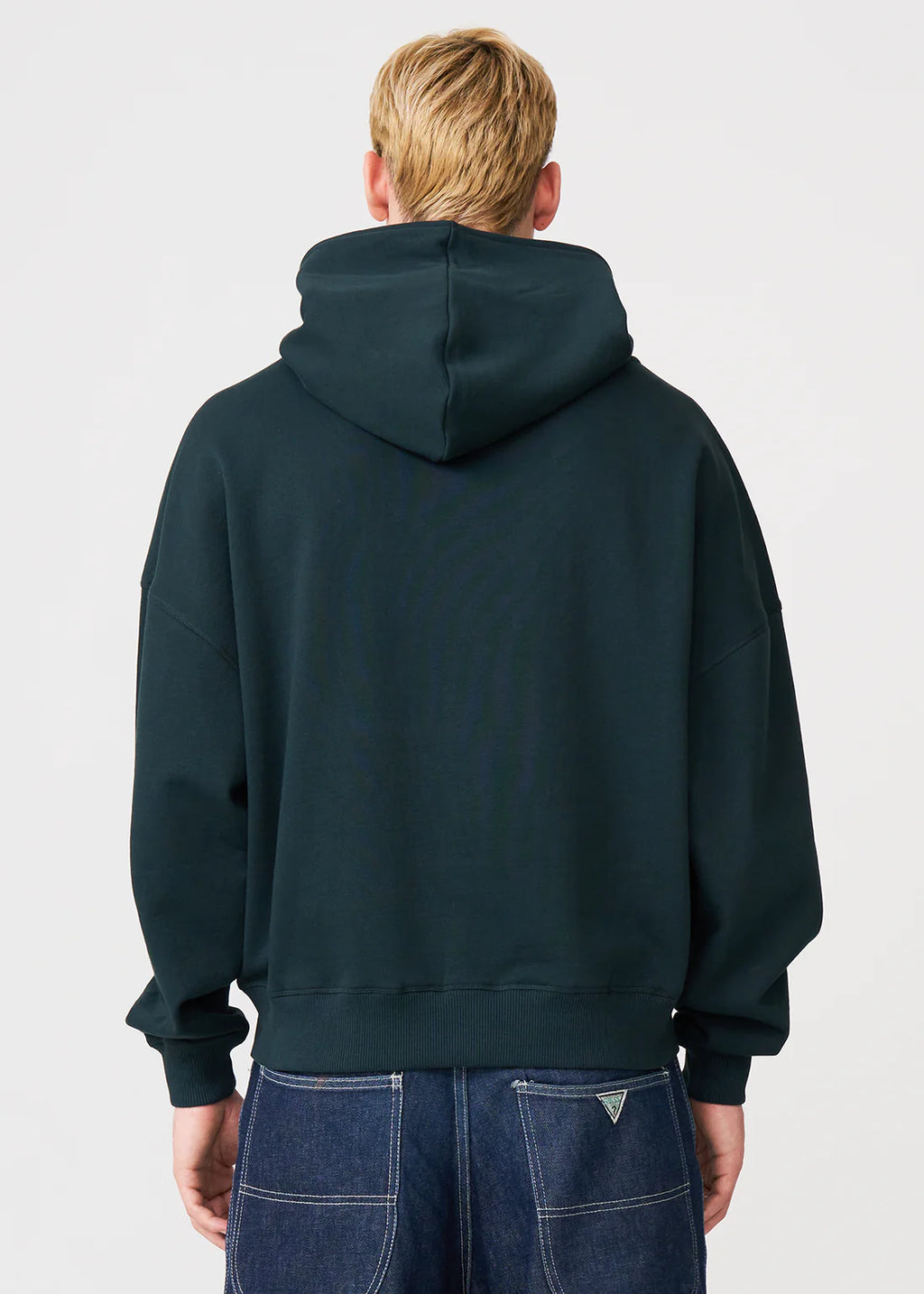 Luxury Oversized Boxy Cropped Heavyweight Full-Zip Hoodie