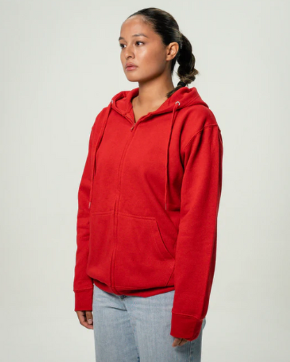 Womens Heavy Blend Full Zip-Up Hoodie