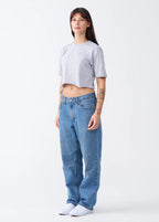 Elegant Combed Cotton Crop Top T-Shirt (XX-Large+)