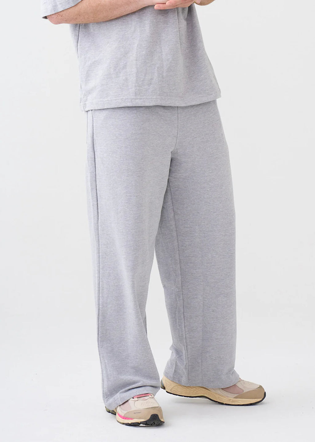 Elegant 7.5 OZ Peached French Terry Oversized Open Leg Sweatpants