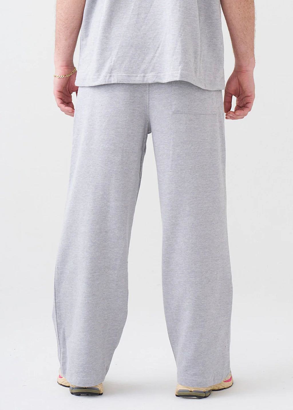 Elegant 7.5 OZ Peached French Terry Oversized Open Leg Sweatpants