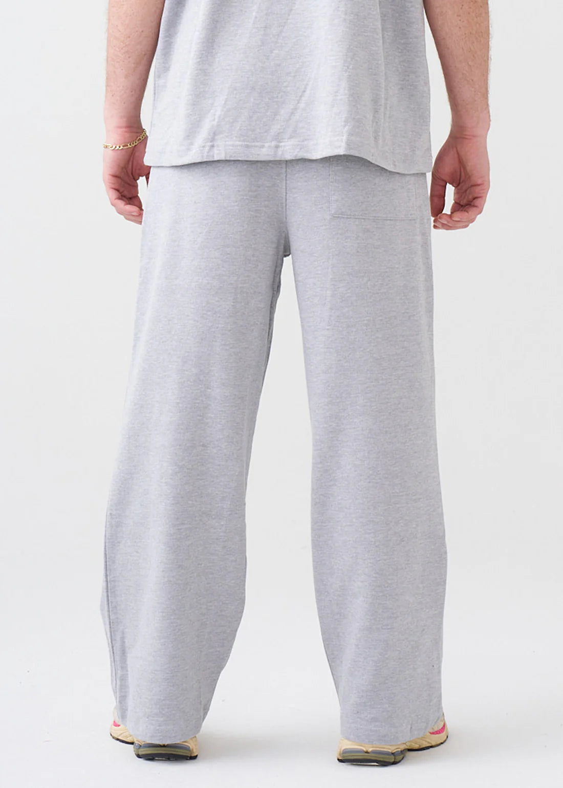 Elegant 7.5 OZ Peached French Terry Oversized Open Leg Sweatpants
