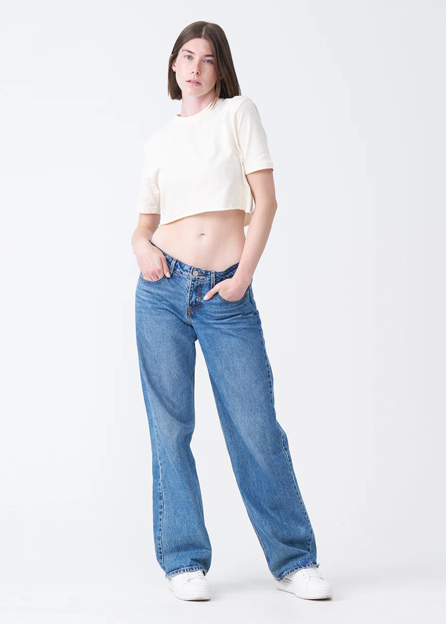 Elegant Combed Cotton Crop Top T-Shirt (XX-Large+)