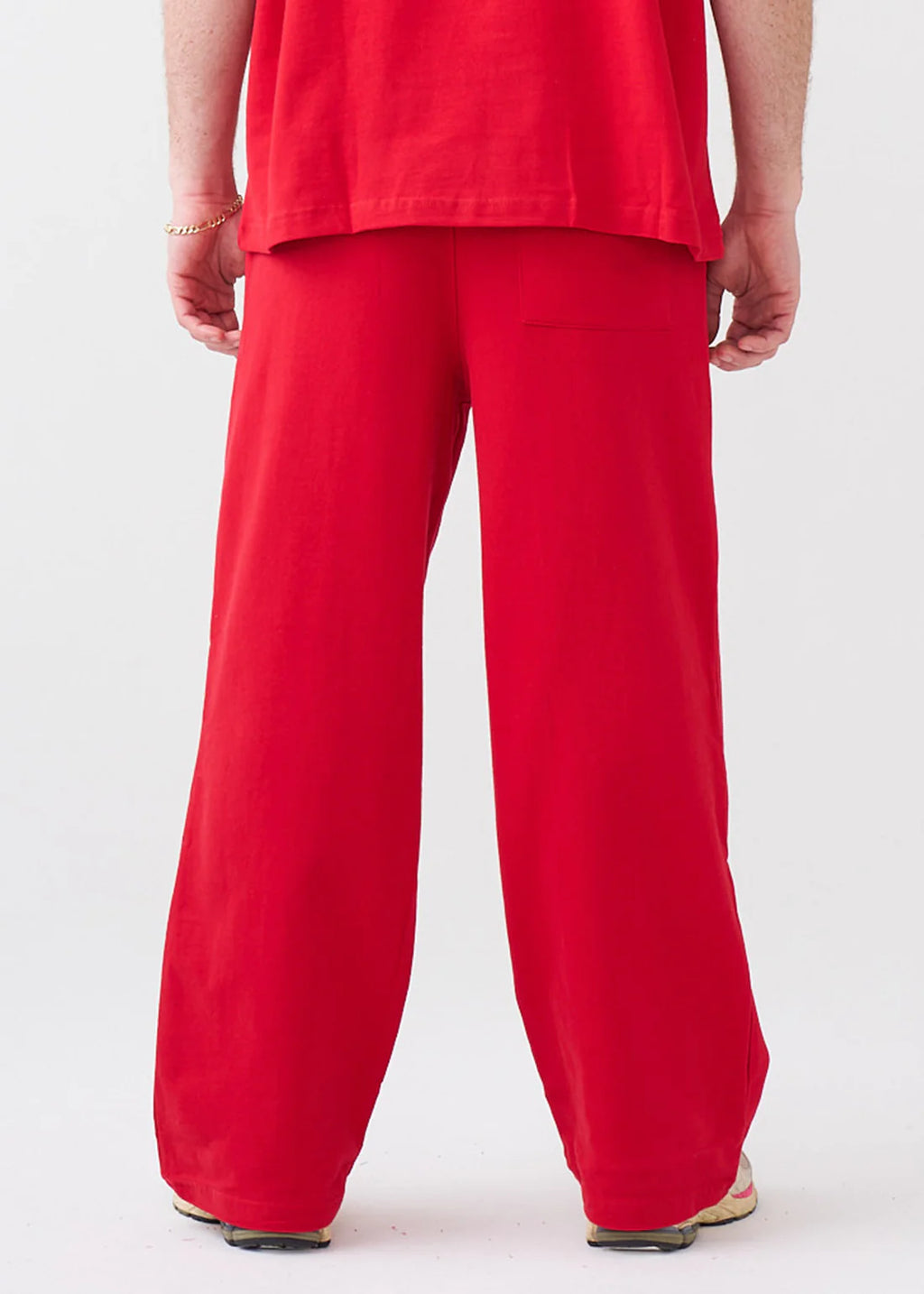 Elegant 7.5 OZ Peached French Terry Oversized Open Leg Sweatpants
