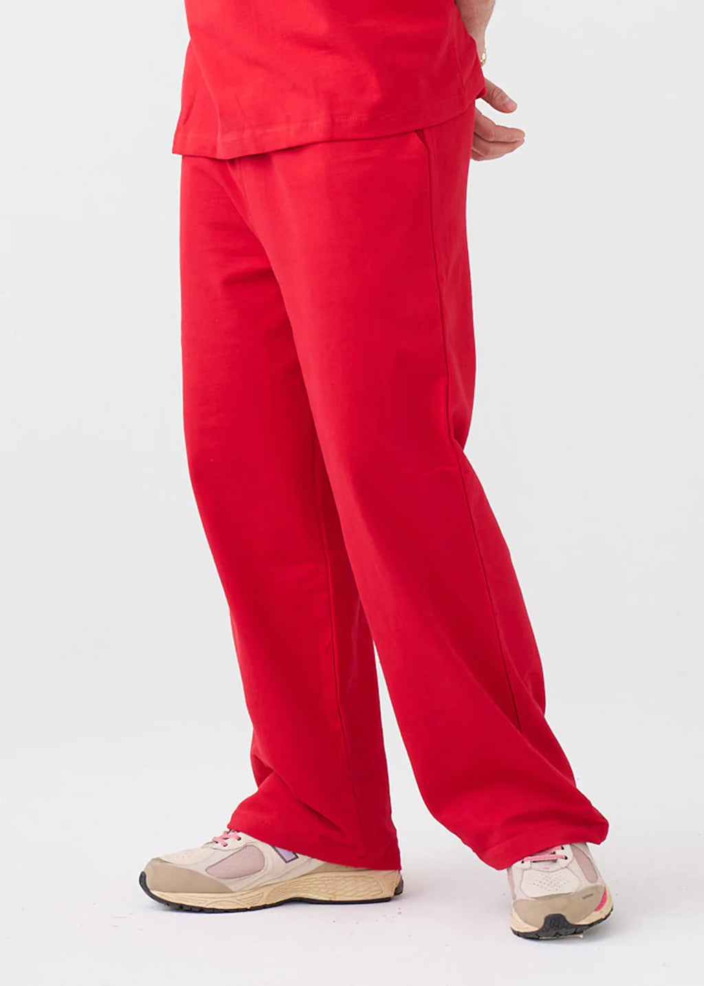 Elegant 7.5 OZ Peached French Terry Oversized Open Leg Sweatpants