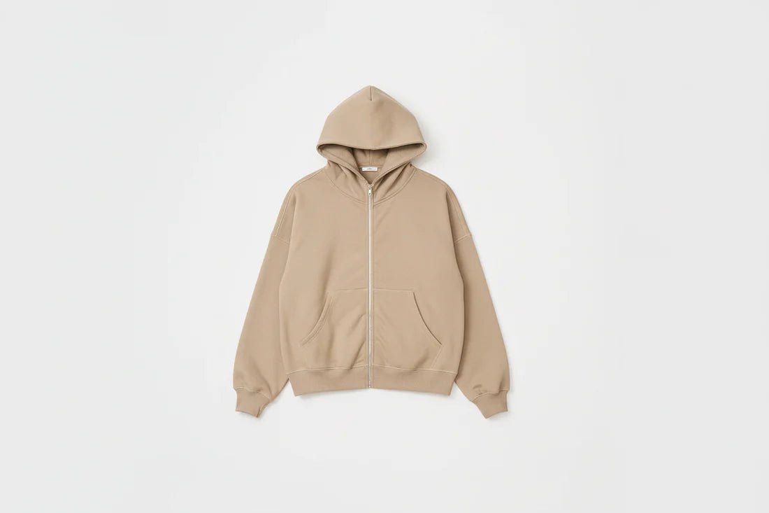 Women's Oversized Heavyweight Zip Up Hoodie