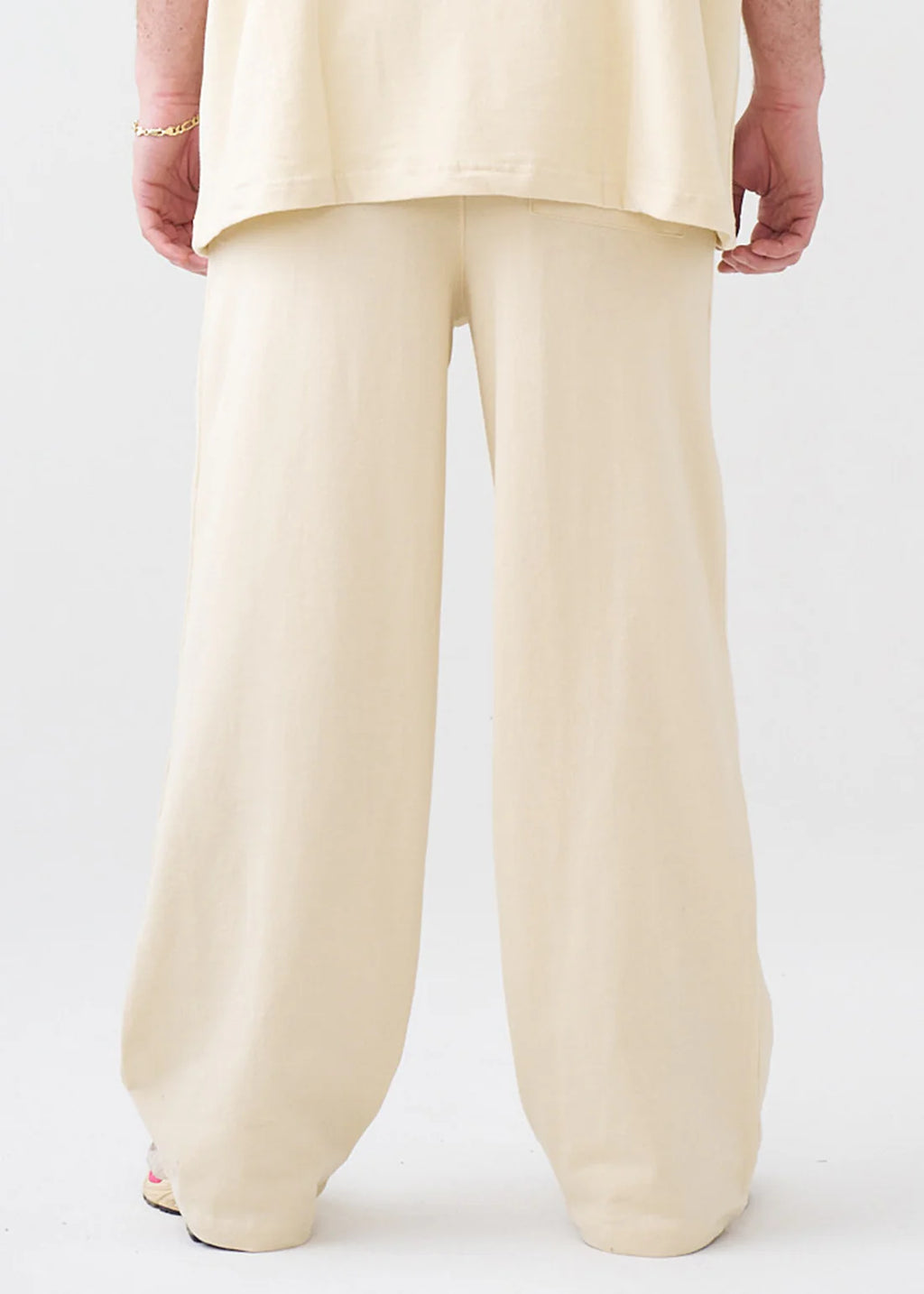 Elegant 7.5 OZ Peached French Terry Oversized Open Leg Sweatpants