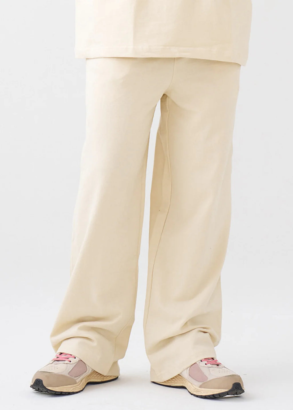 Elegant 7.5 OZ Peached French Terry Oversized Open Leg Sweatpants