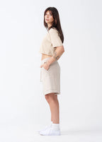 Elegant Combed Cotton Crop Top T-Shirt (XX-Large+)