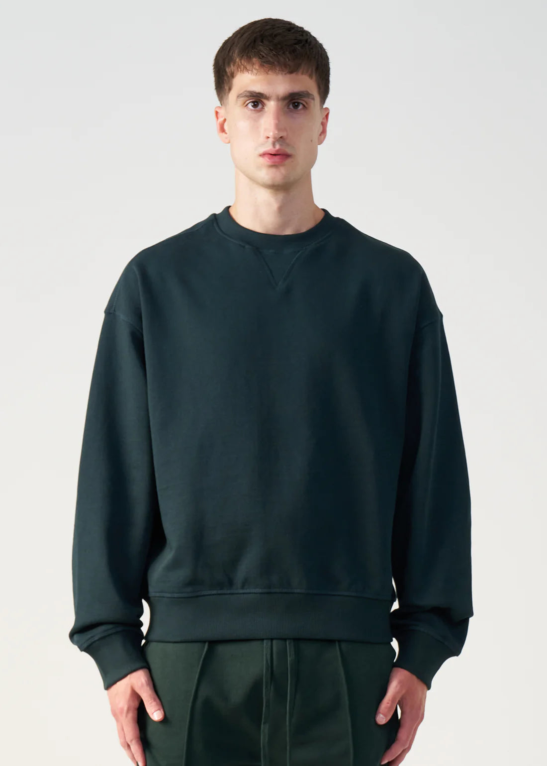 14 OZ Cropped Boxy Heavyweight Crewneck Sweatshirt
